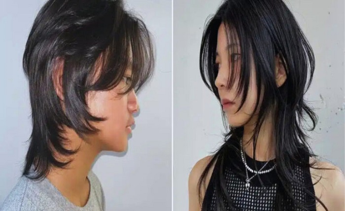 wolf cut women